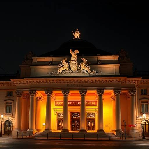 L'Opéra Garnier illuminé à Paris