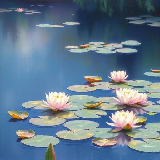 Peinture de Claude Monet, Nymphéas